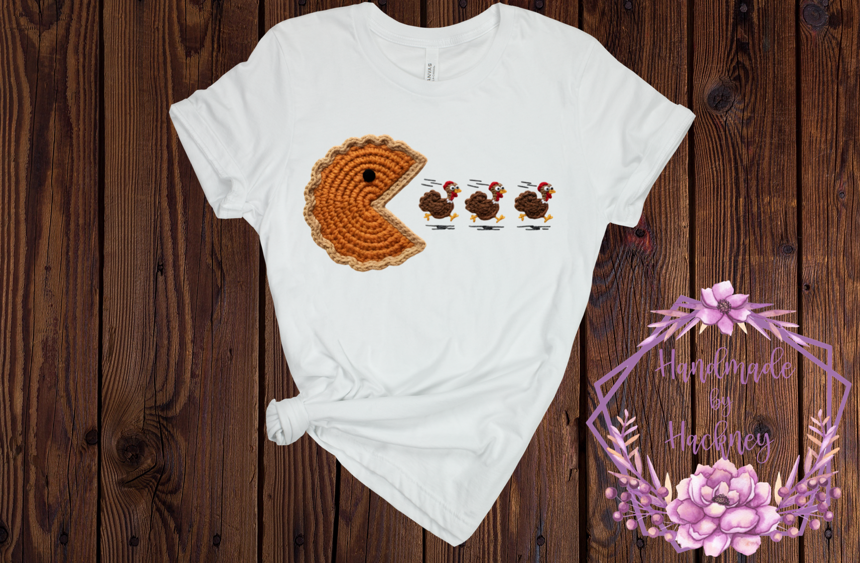 Pumpkin Pie Chasing Turkeys Faux Yarn